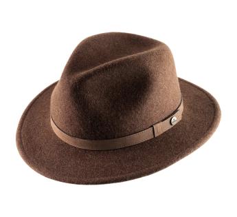 chapeau feutre marron Tendamo