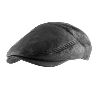 Casquette plate imitation cuir Derbisson