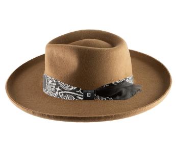 Chapeau rancher large Brooklyn Sin Guarnicion